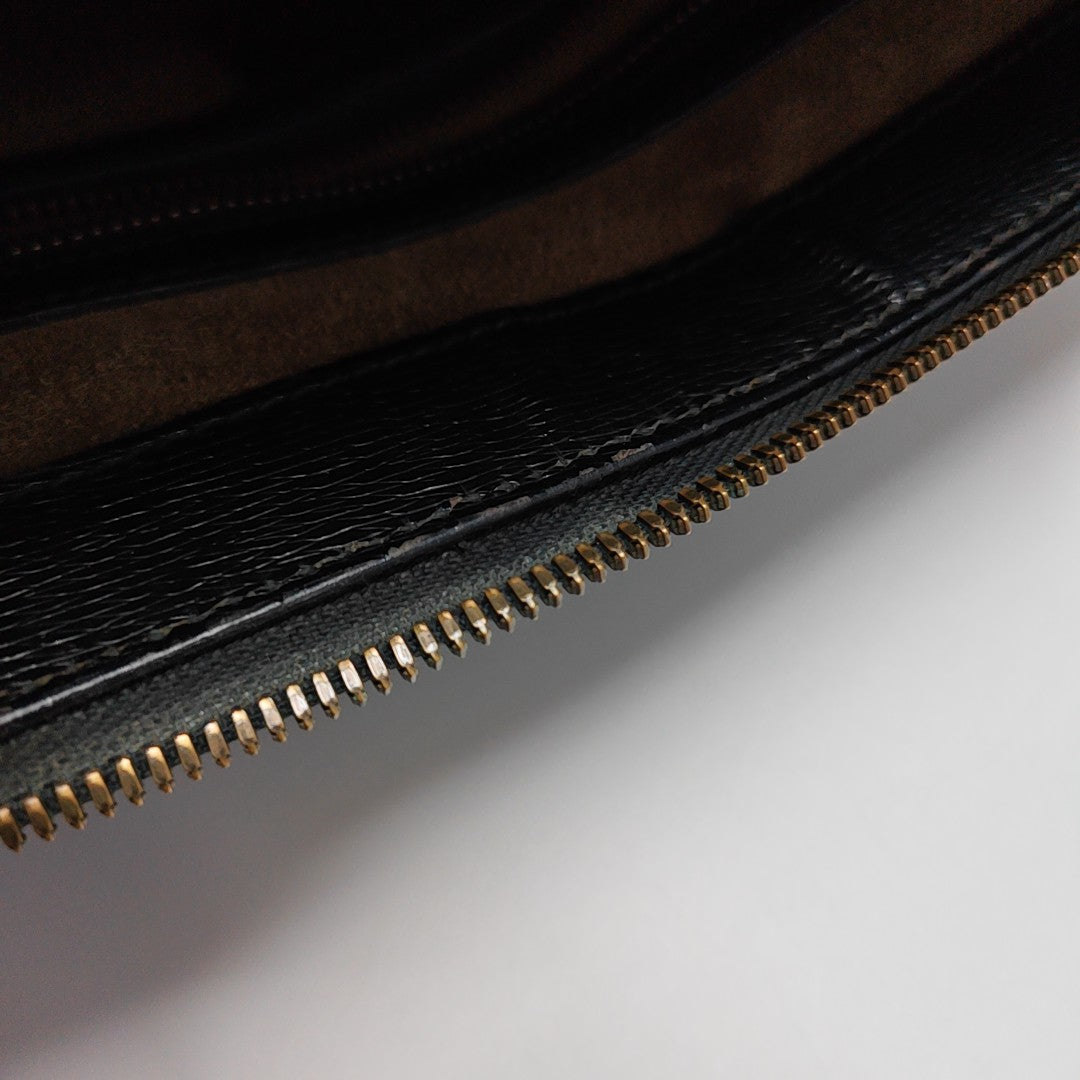 Calfskin Clutch Black