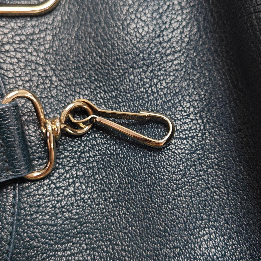 Classic Metallic Edge City Mini Lambskin Blue