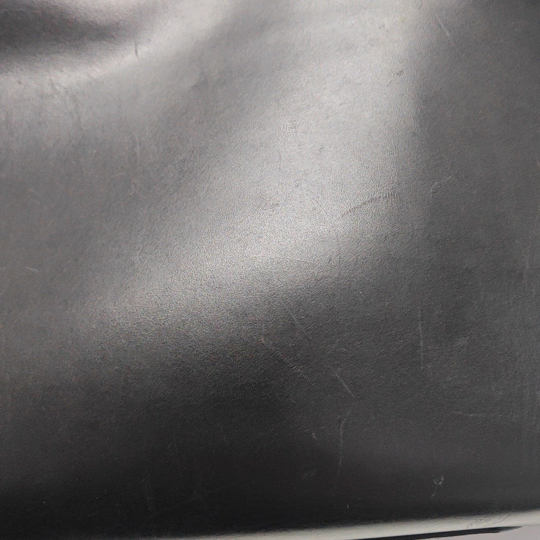Leather Shoulder Bag Black