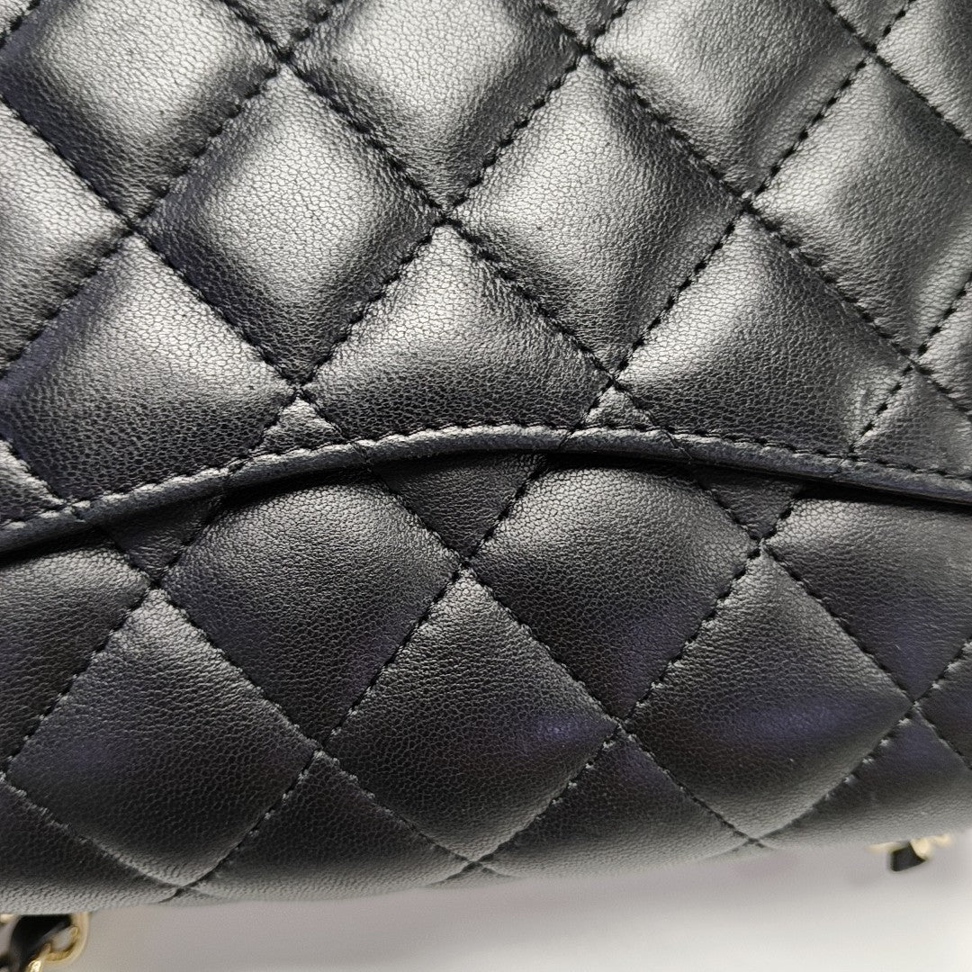 CLASSIC FLAP Mini Quilted Lambskin Black