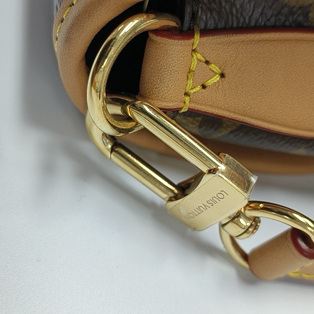 DIANE Monogram Coated Canvas Brown