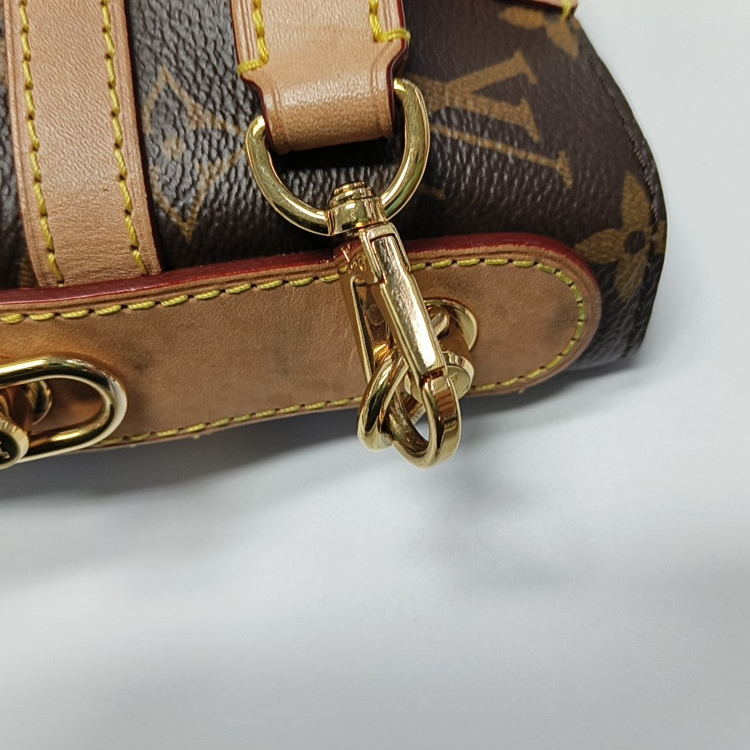 DUFFLE Monogram Coated Canvas Brown