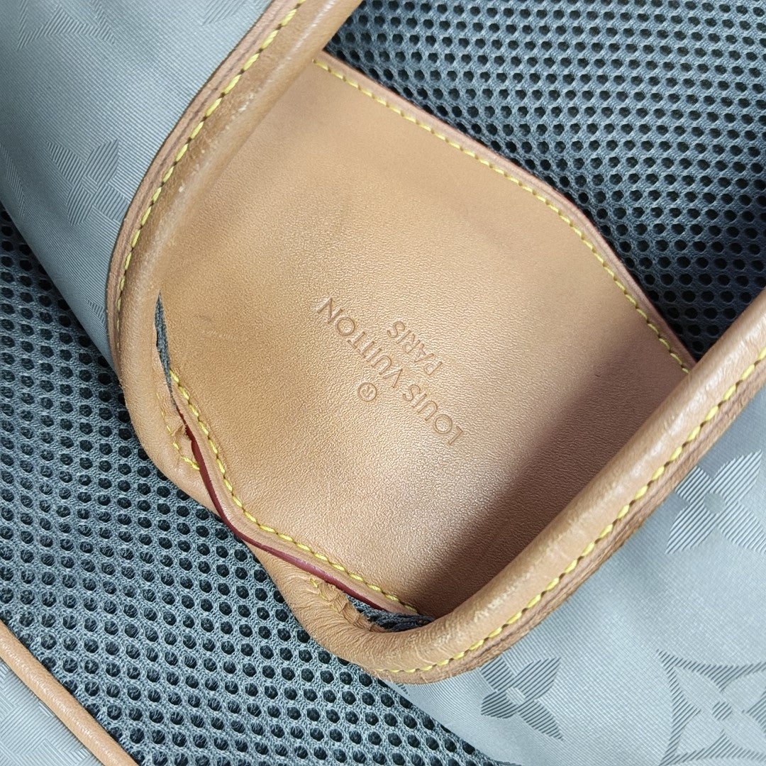 Monogram Coated Canvas PM Gray