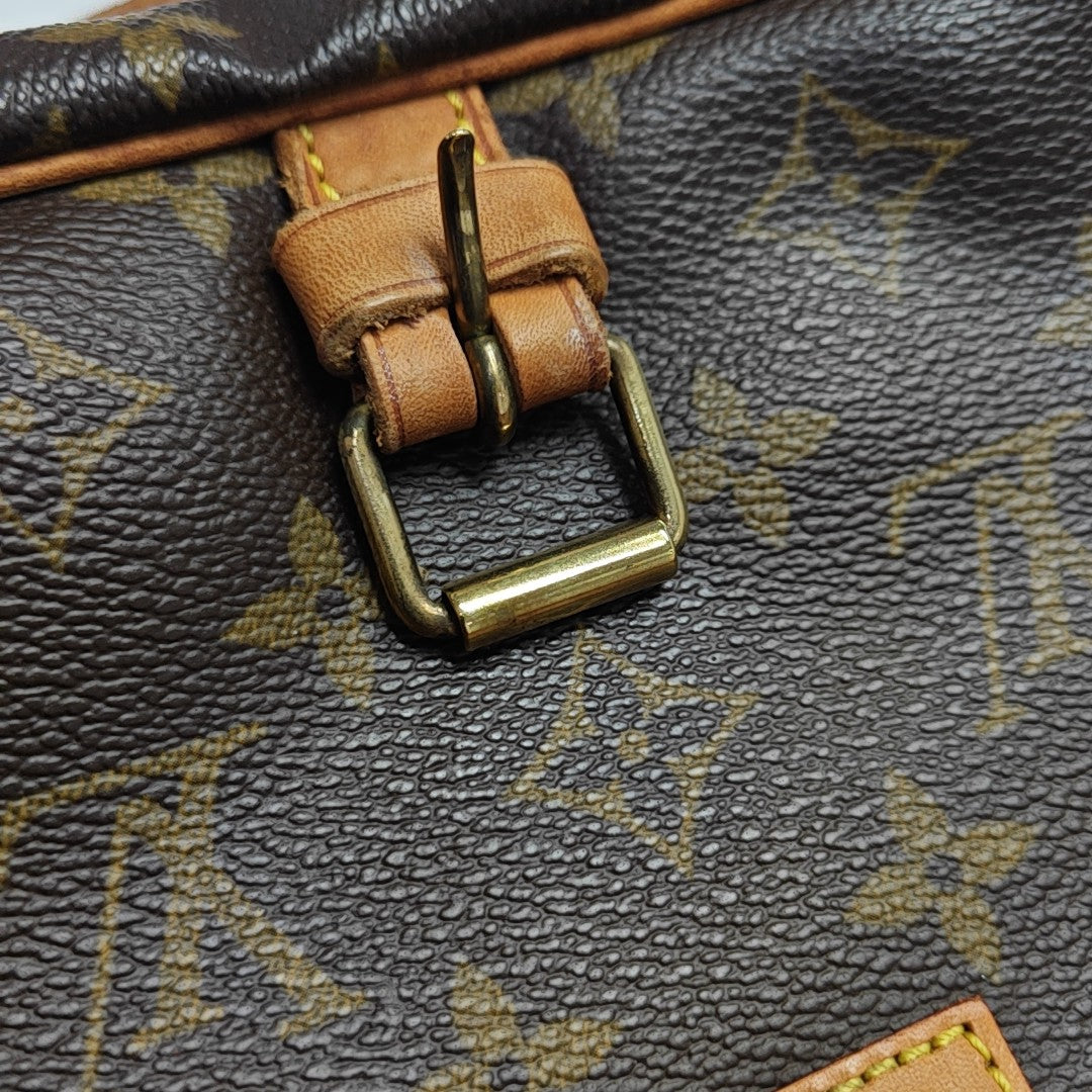 SAUMUR 30 Monogram Coated Canvas Brown