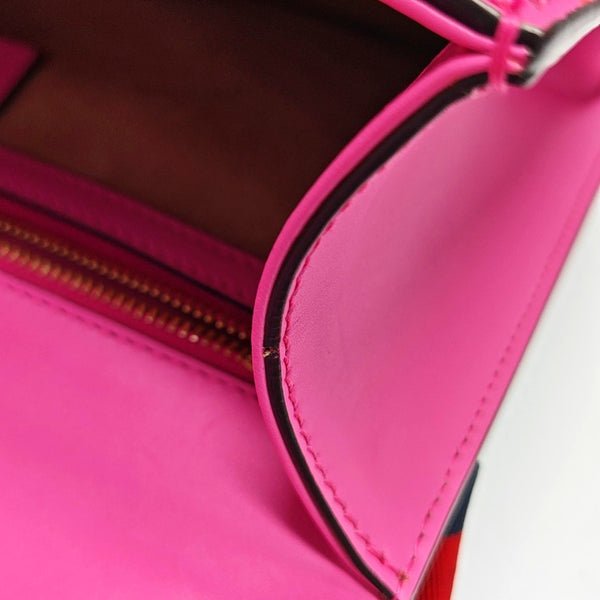 Authenticated pre-owned  Sylvie Small Calfskin Pink - Shoulder Bag at Looply