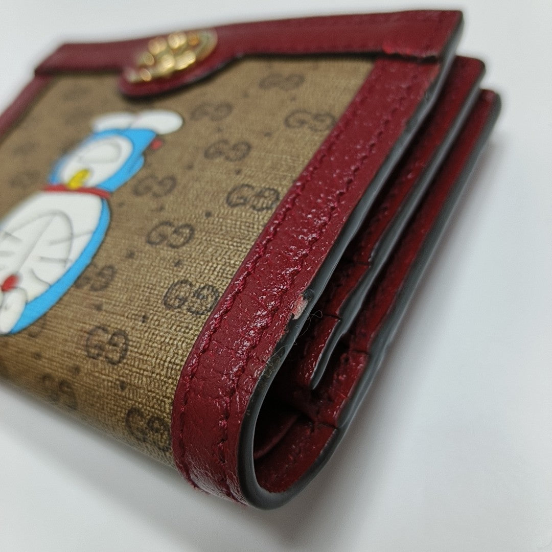 Doraemon X Gucci Coated Canvas Multicolor Wallet