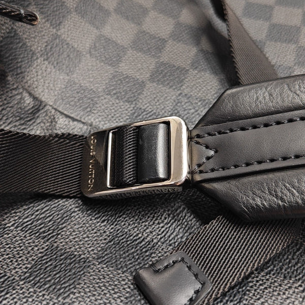 CHRISTOPHER Damier Graphite Coated Canvas Gray