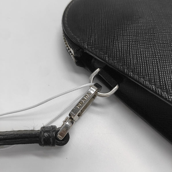 Saffiano Calfskin Clutch Black