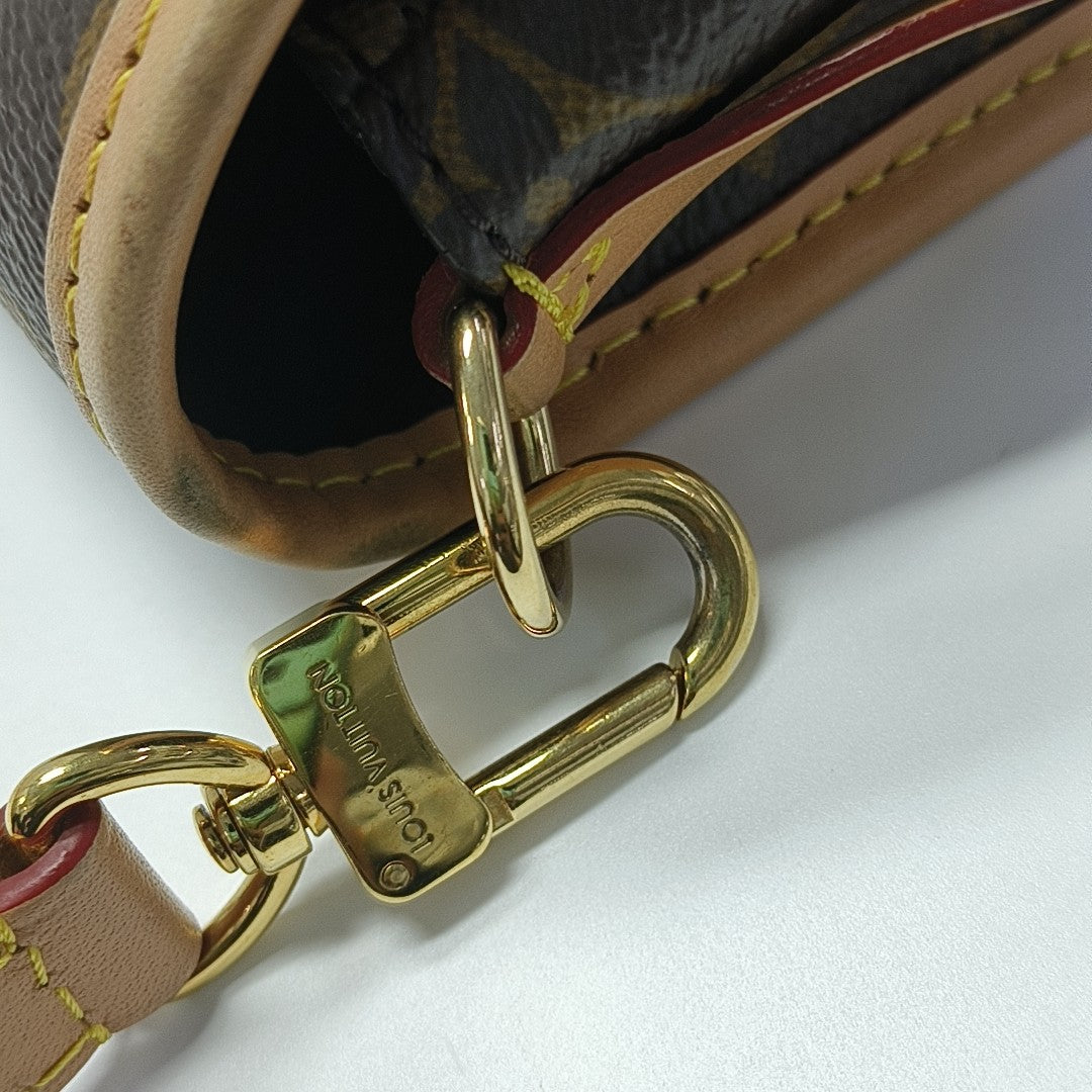 DIANE Monogram Coated Canvas Brown