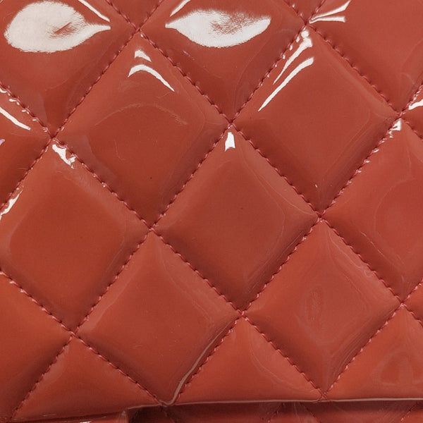 Quilted Patent Leather Pink