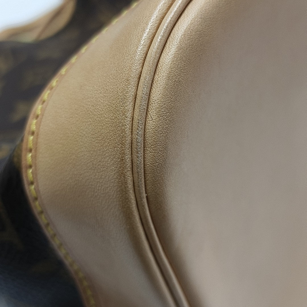 NOÉ MM Monogram Coated Canvas Brown