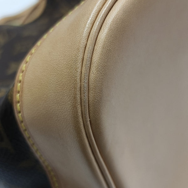 NOÉ MM Monogram Coated Canvas Brown