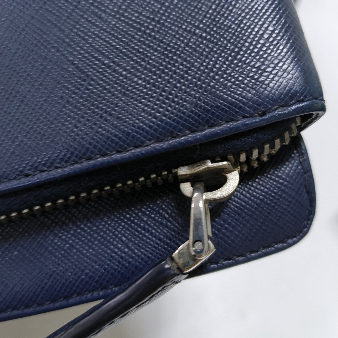 Saffiano Calfskin Blue