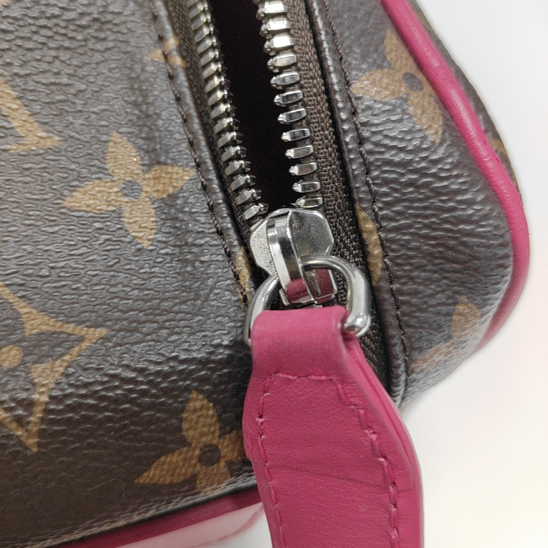 DOPP Monogram Coated Canvas Brown