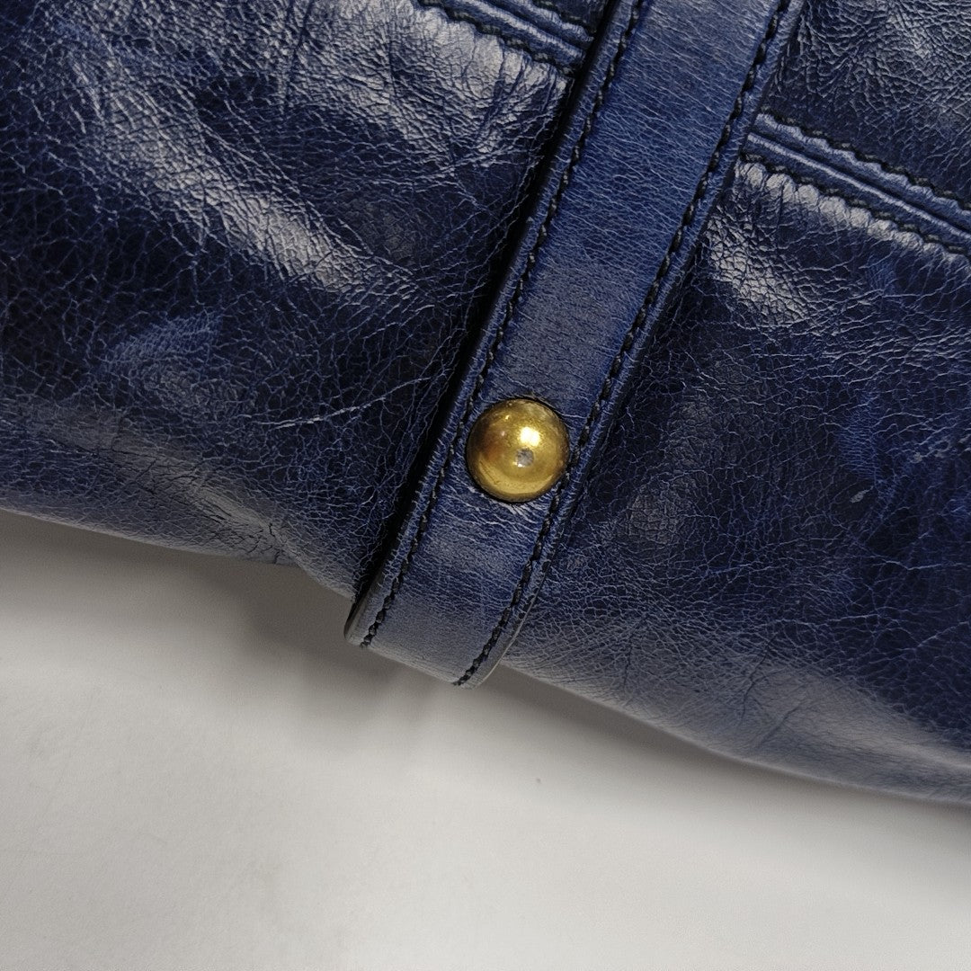 Bow Calfskin Blue