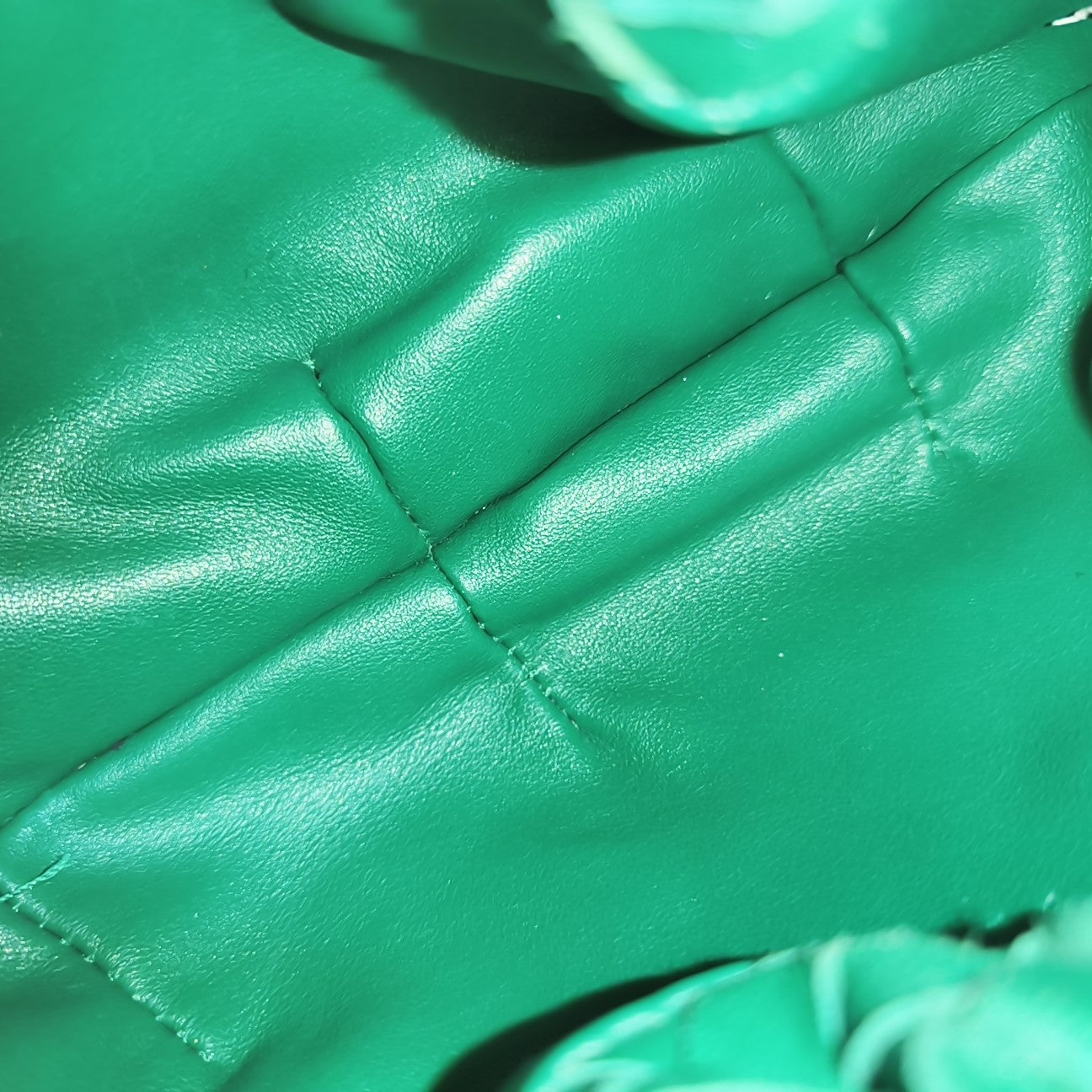Lambskin Shoulder Bag Green