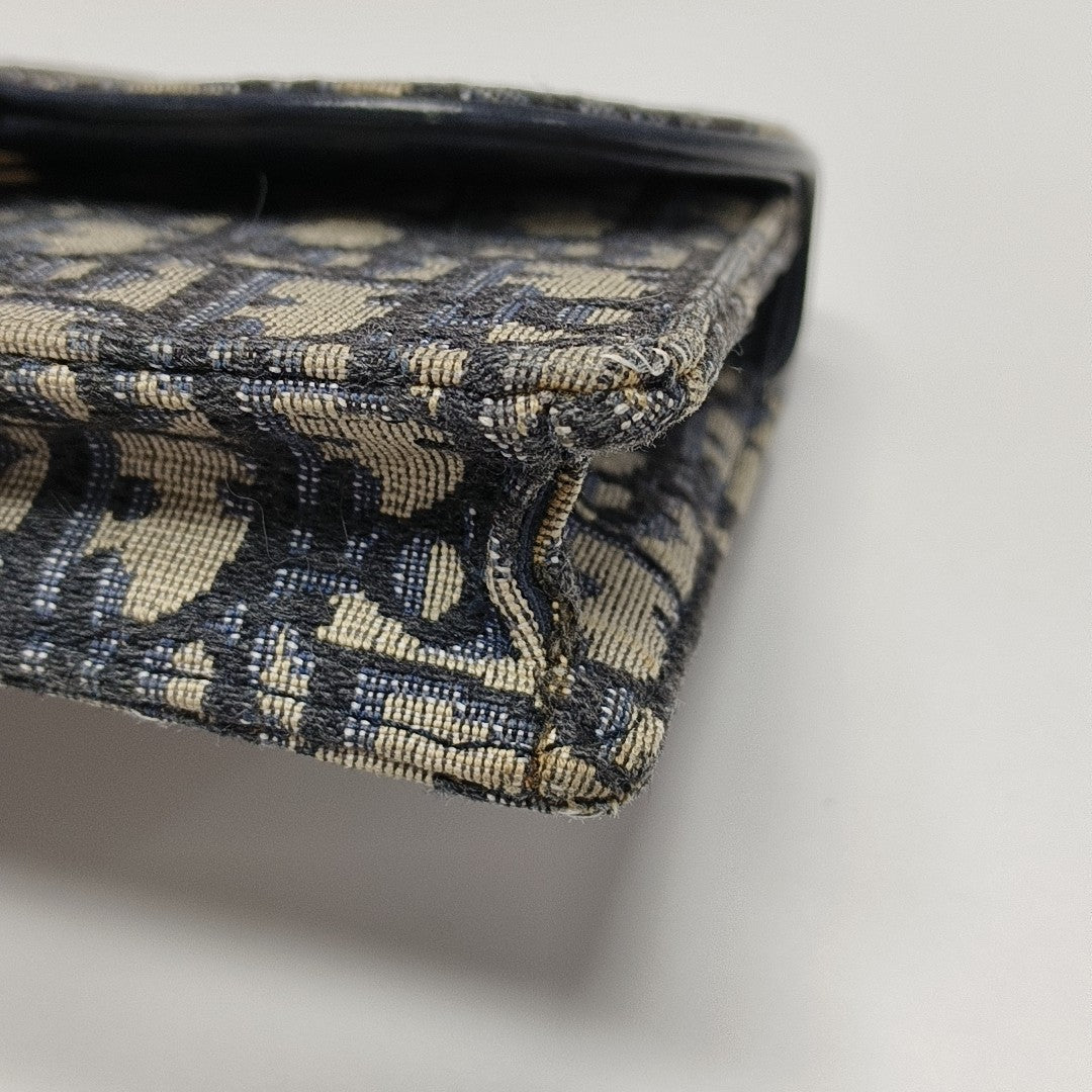 Saddle Mini Oblique Canvas Blue