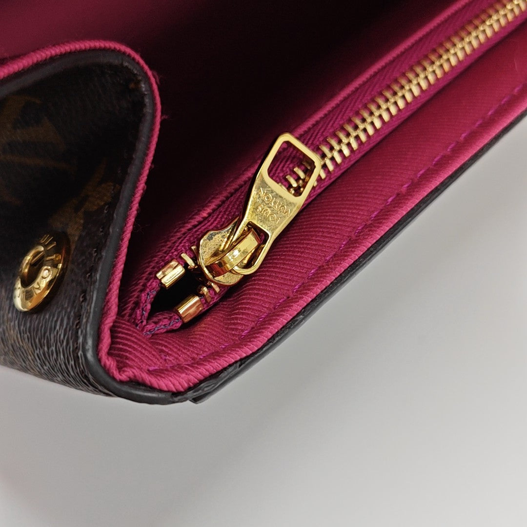 CLUNY BB Monogram Coated Canvas Brown