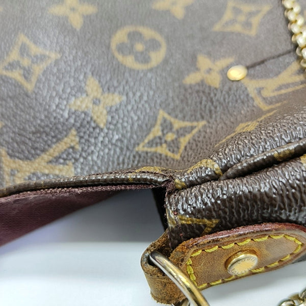 FAVORITE MM Monogram Coated Canvas Brown