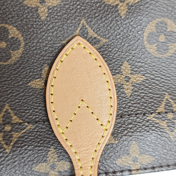CARRY IT Monogram Coated Canvas Brown