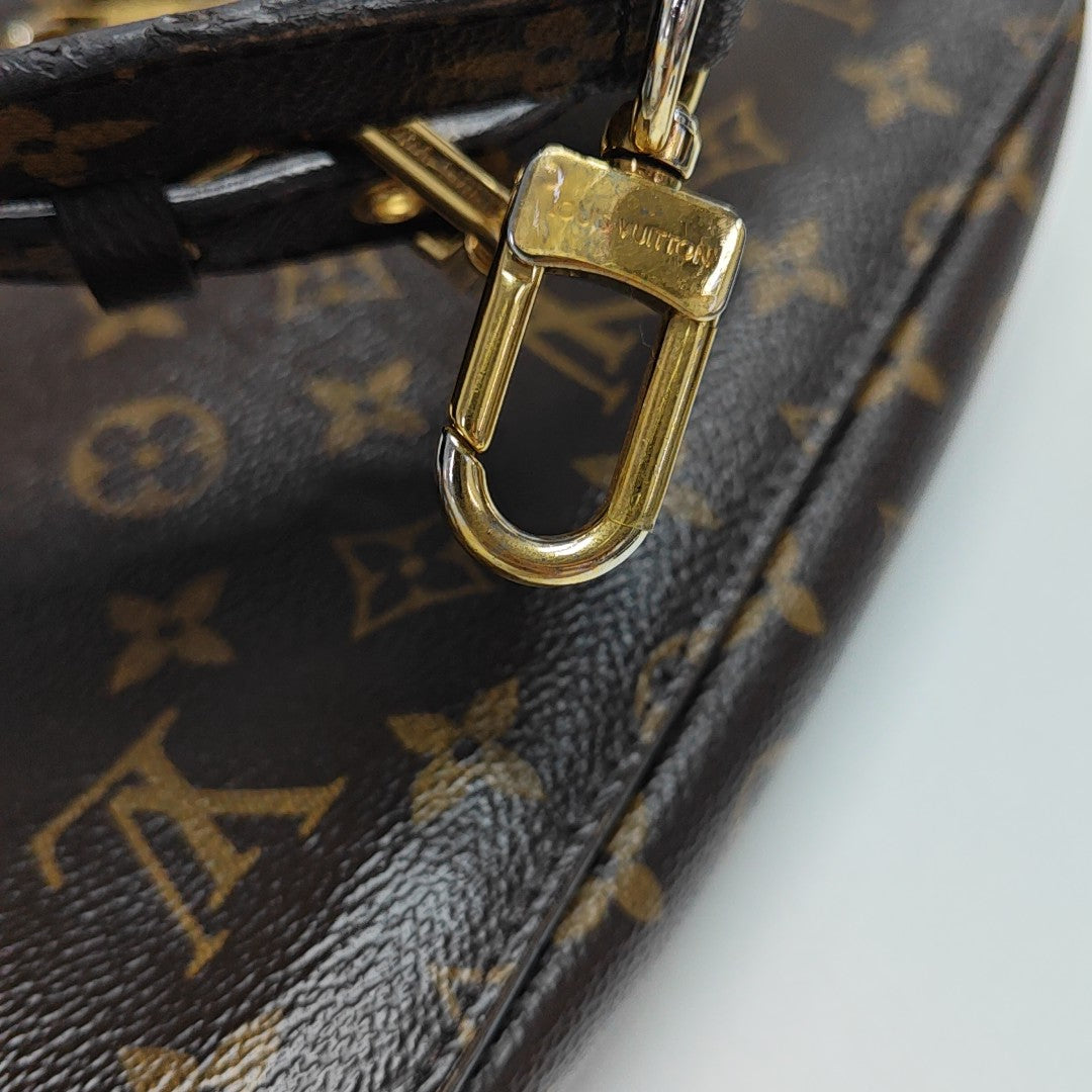 MÉTIS MM Monogram Coated Canvas Brown