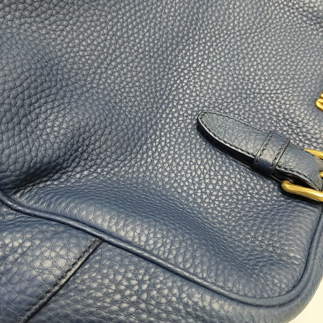 Vitello Calfskin Blue