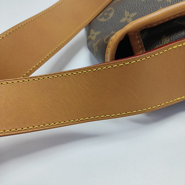 SATCHEL Monogram Coated Canvas Brown