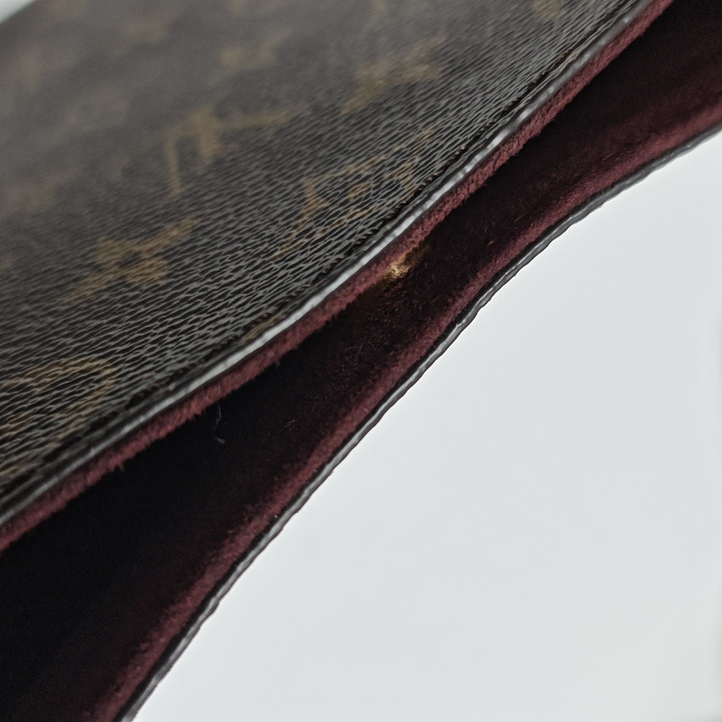 ALL IN BB Monogram Coated Canvas Brown