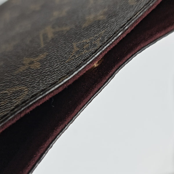 ALL IN BB Monogram Coated Canvas Brown