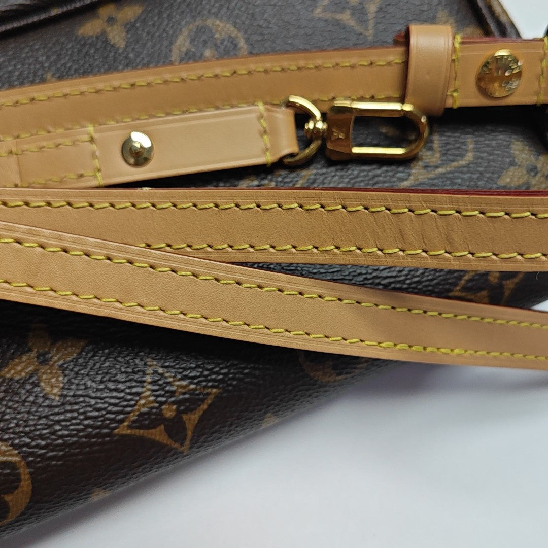 IVY Monogram Coated Canvas Brown