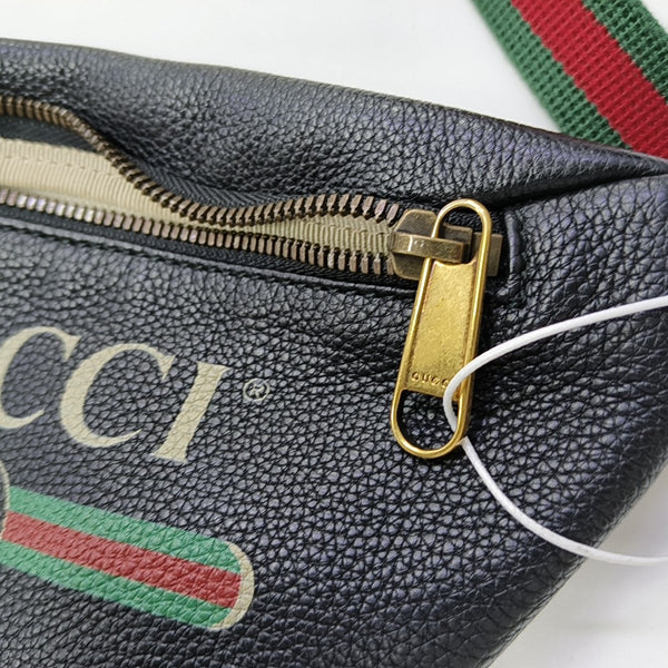 Print Small Calfskin Black