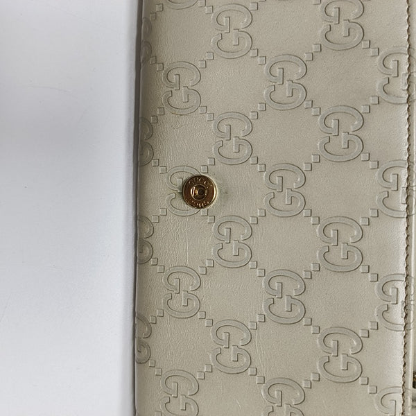 Monogram Calfskin Top Handle Bag Beige