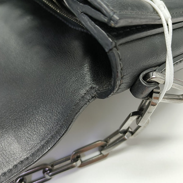 Calfskin Shoulder Bag Black