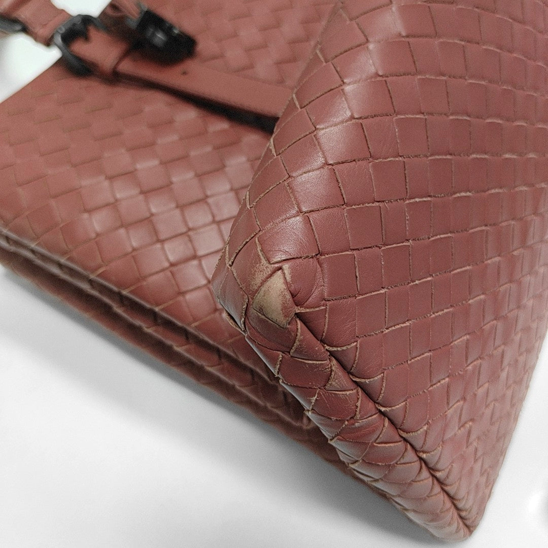 Authenticated pre-owned  Roma Calfskin Pink - Top Handle Bag at Looply