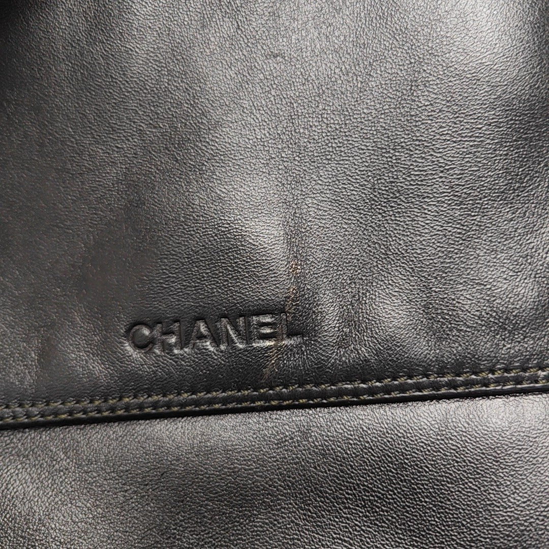 Lambskin Shoulder Bag Black