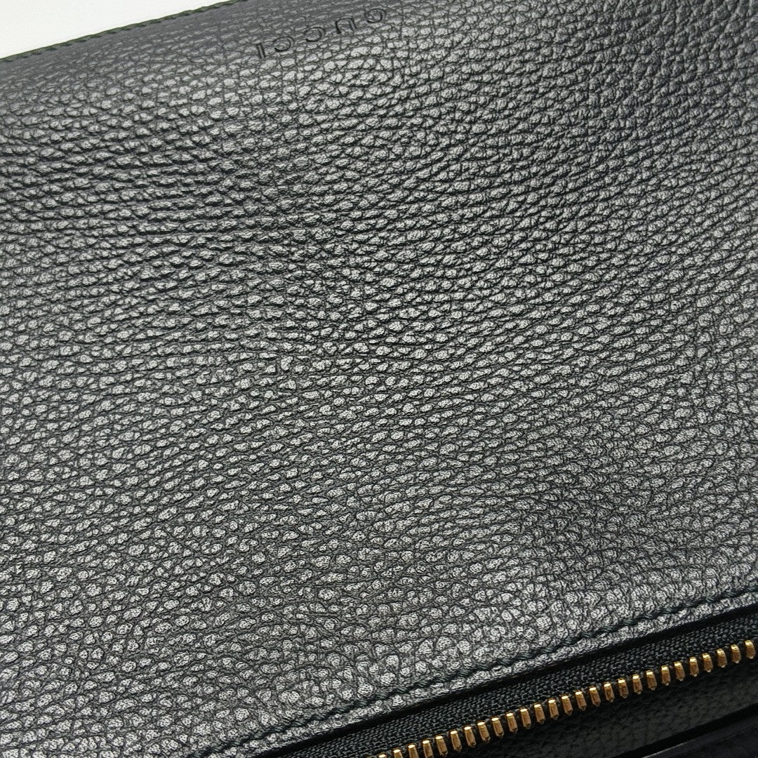 Calfskin Shoulder Bag Black