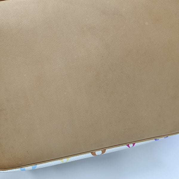 LV × TM NÉONOÉ MM Monogram Coated Canvas White