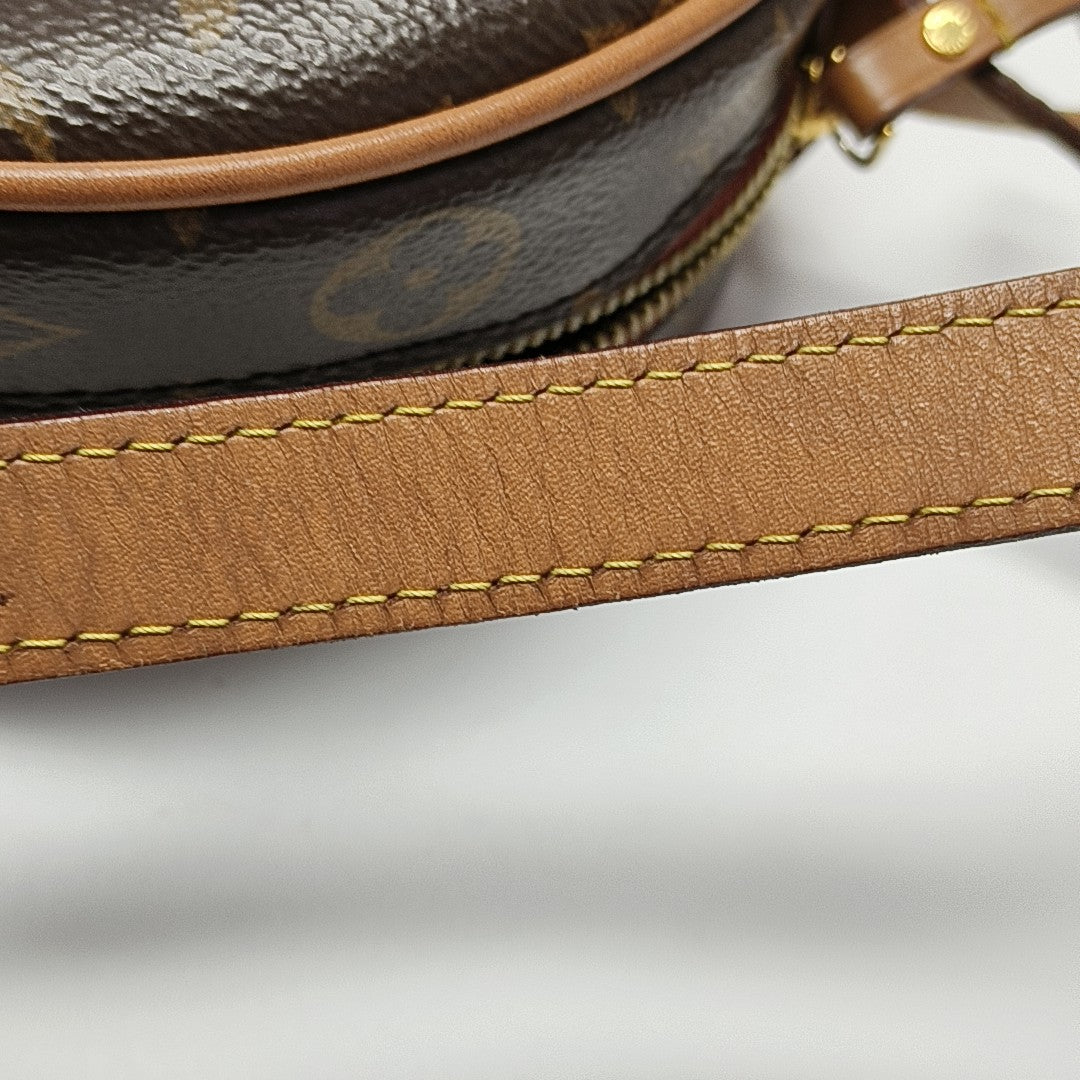 BOITE CHAPEAU PM Monogram Coated Canvas Brown