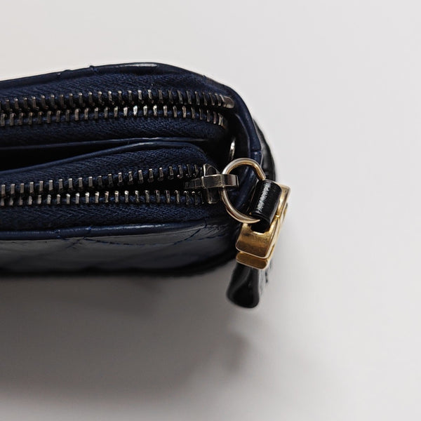 GABRIELLE Mini Quilted Calfskin Blue