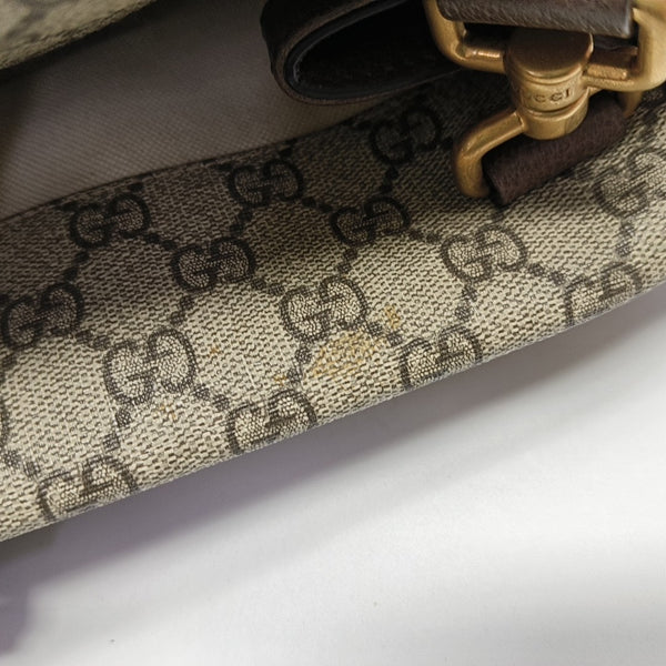 Neo Vintage Small Monogram Coated Canvas Beige