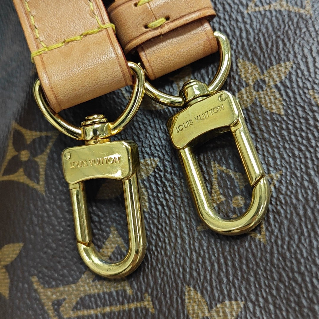 SPEEDY 25 Monogram Coated Canvas Brown