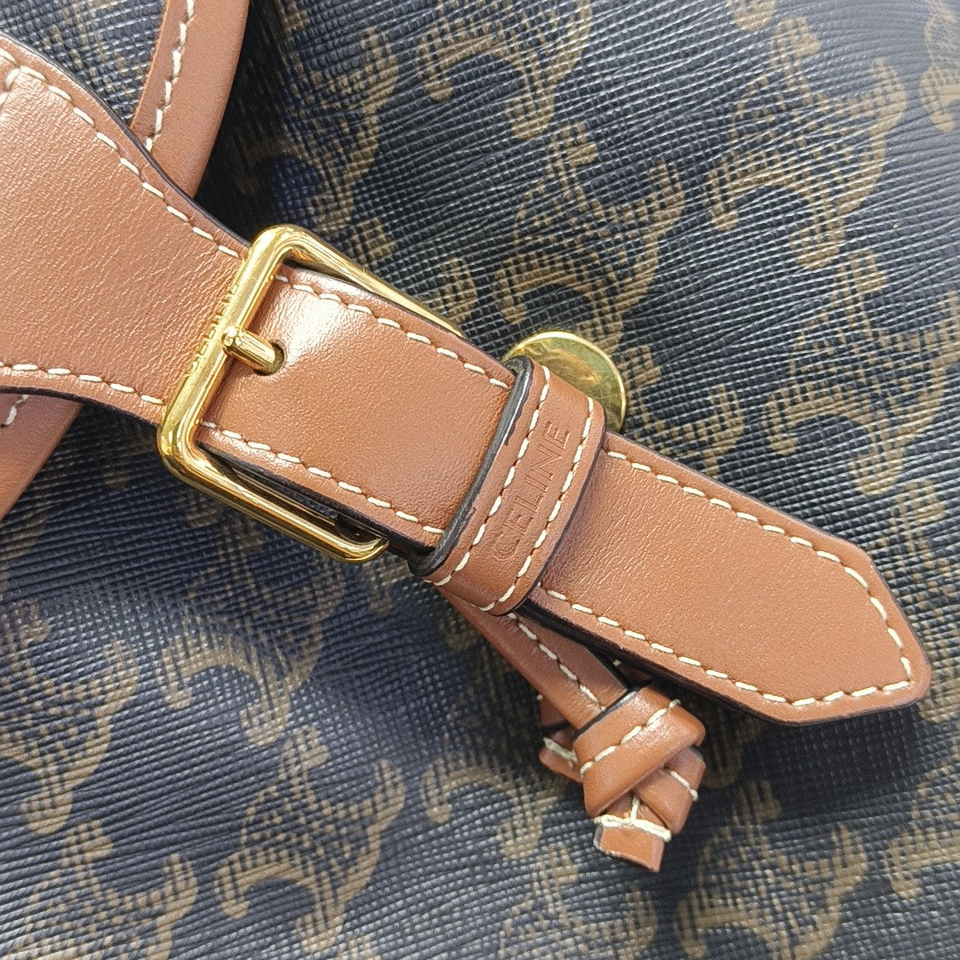 TRIOMPHE Mini Coated Canvas Brown
