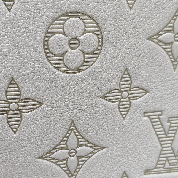 TRIO Monogram Calfskin Gray