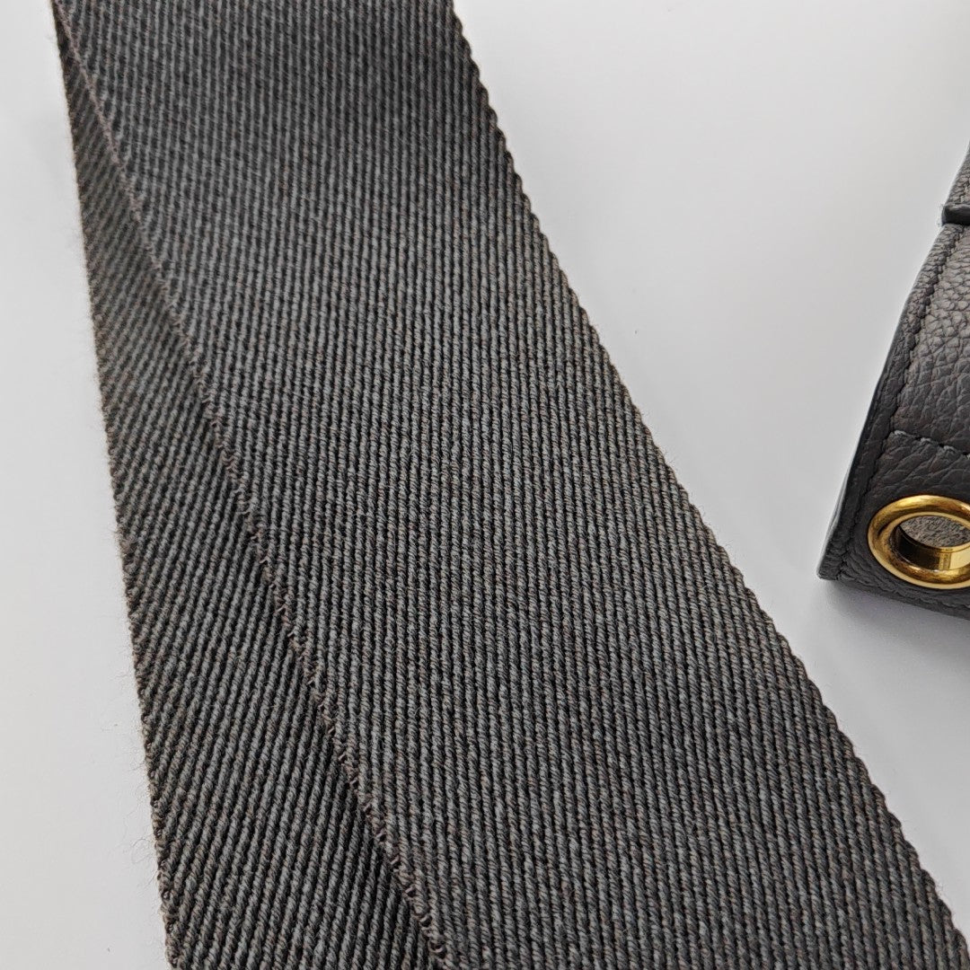 SANGLE Small Calfskin Gray