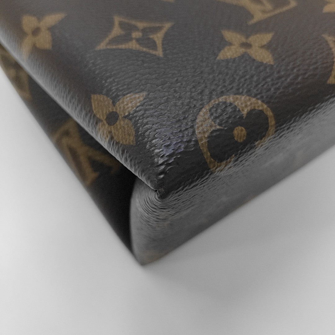 LOCKY BB Monogram Coated Canvas Red