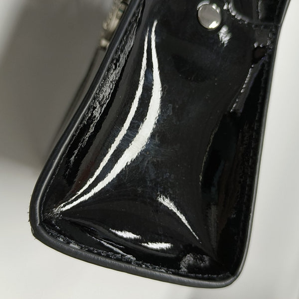 Leather Shoulder Bag Black