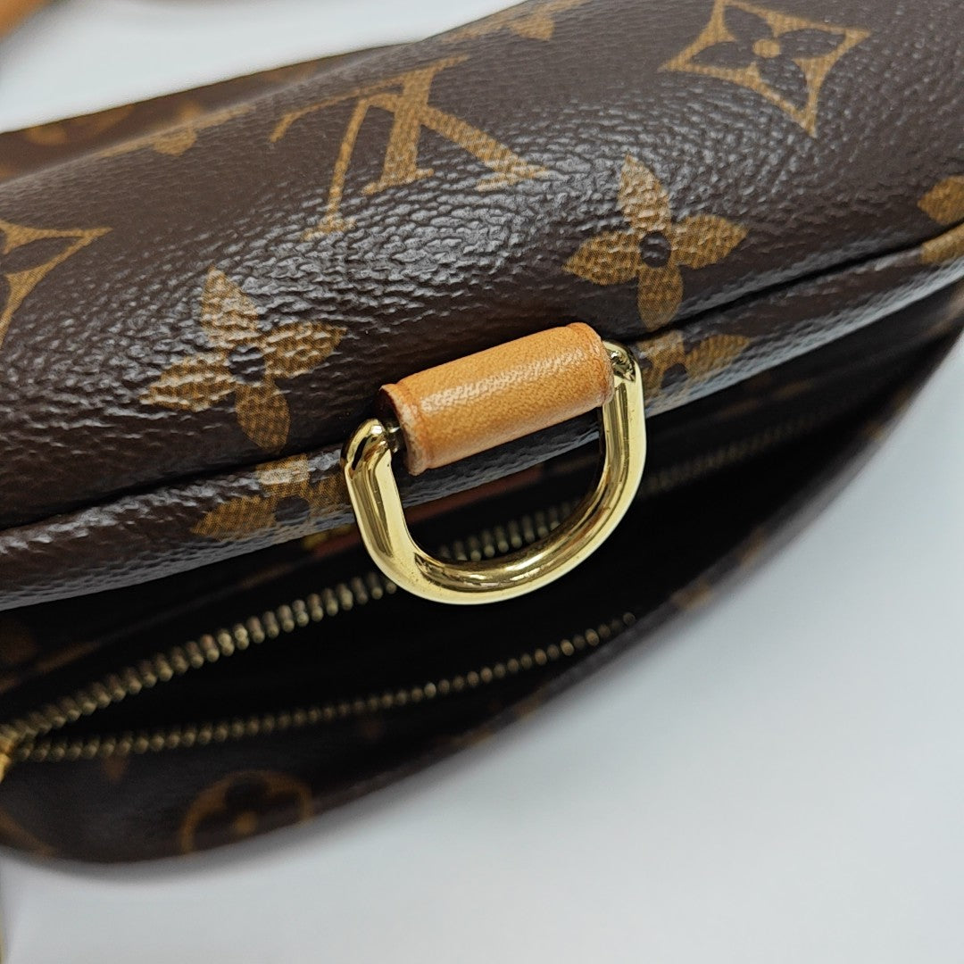 BUMBAG Monogram Coated Canvas Brown