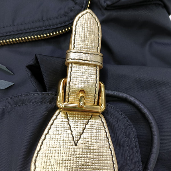 The Rucksack Medium Nylon Black