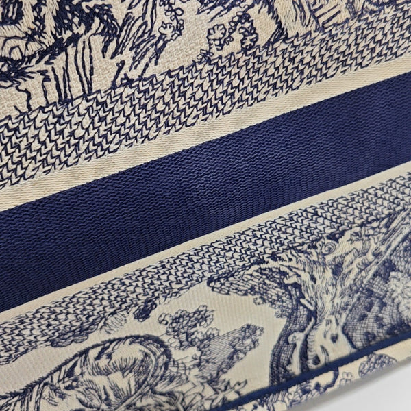 Book Tote Medium Canvas Blue
