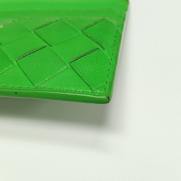 Lambskin Card Holder Green